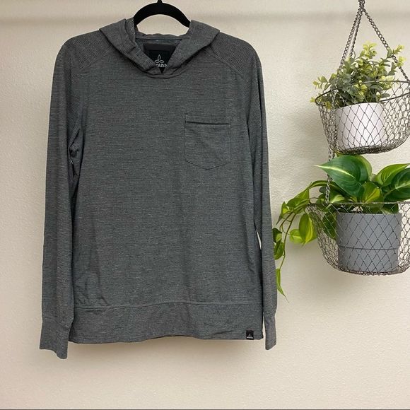 PrAna Pacer Hoodie in Dark Grey - Picture 3 of 5